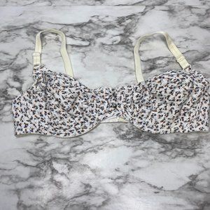Vintage Playtex Now Floral Bra 38B